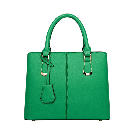 Cison Premium Green Leather Handbag for Women