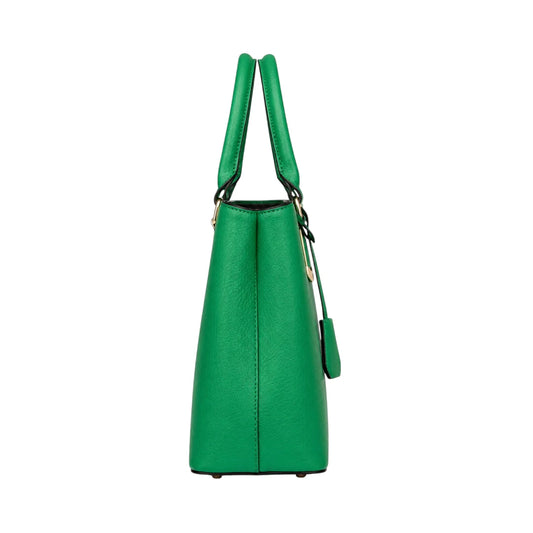 Cison Premium Green Leather Handbag for Women