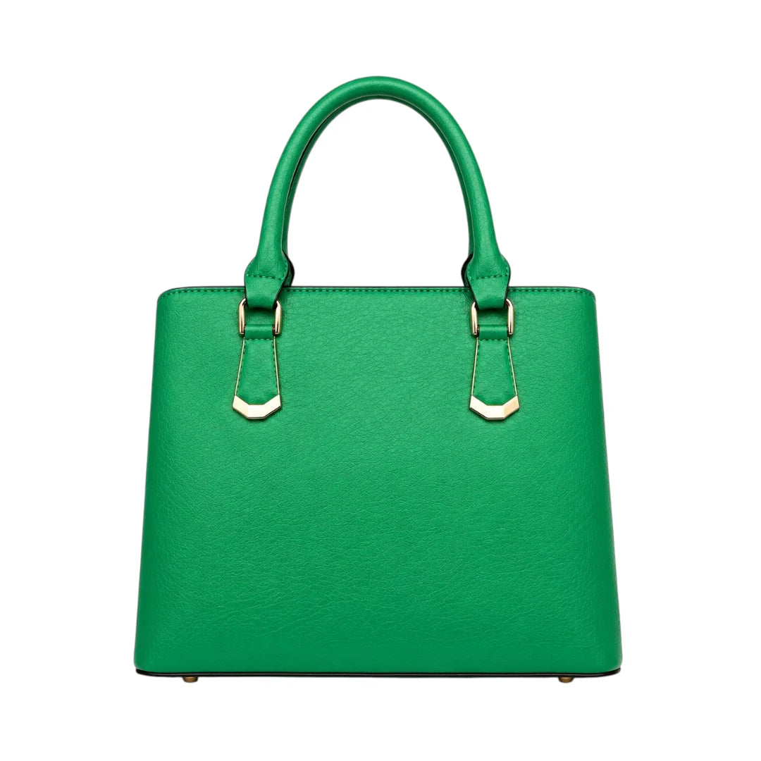 Cison Premium Green Leather Handbag for Women