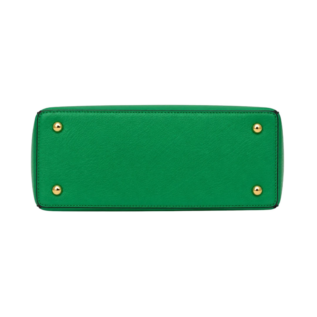 Cison Premium Green Leather Handbag for Women
